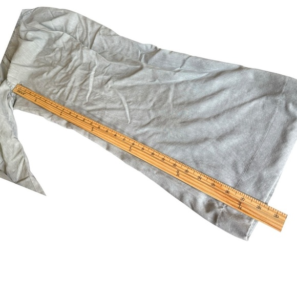 ▶️ Sundance ◀️  Tencel Grey Wide Leg Pants Sz 8 petite - Picture 9 of 14